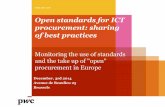 Open standards for ICT procurement: sharing of best practices · Open standards for ICT procurement: sharing of best practices ... use of Open Standards and Open Source Software in