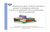 American Literature and Composition Introduction - bvsd.orgbvsd.org/curriculum/curriculum/K5 Curriculum Documents/Middle Level... · American Literature and Composition Curriculum