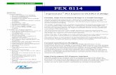 Version 5.0 2007 PEX 8114 - Broadcom€¦ · o Scratchpad and doorbell registers ... x4 to x2 or x1 operation through configuration or automatic link training. ... PEX 8114-PBv5 0-11-06-07.doc