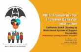PBIS: Framework for Inclusive Behavior Instructionschd.ws/hosted_files/2017mtsspli/21/Inclusive behavior... · PBIS: Framework for Inclusive Behavior Instruction. ALL. ALL. SOME.