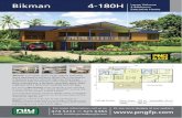 Bikman 4-180H-1 - pngfp.compngfp.com/niu-homes/Bikman-4-180H.pdf · PNGFP's 40 years experience in the design and engineering of prefabricated homes and buildings In Papua New Guinea