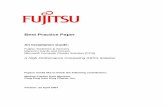 Best Practice Paper - Fujitsu · Best Practice Paper Setting up a Fujitsu Cluster Server with Microsoft Compute Cluster Solution (CCS) 1 Introduction Fujitsu, Myricom and Microsoft