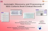 Automatic Discovery and Processing of EEG Cohorts … · Automatic Discovery and Processing of ... EEG Reports from Temple University ... American Clinical Neurophysiology Society