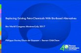 Replacing Existing Petro-Chemicals With Bio -Based ... Davies.pdf · Replacing Existing Petro-Chemicals With Bio -Based Alternatives. ... 1,3-Propanediol ... Methyl ester of FDCA