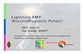 Lightning EMP (ElectroMagnetic Pulse)! - QSL.net · Lightning EMP (ElectroMagnetic Pulse)! ... •“Magnetic induction hypothesis now presents a fourth ... Model of the Lightning