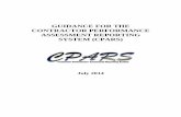 GUIDANCE FOR THE CONTRACTOR PERFORMANCE … · guidance for the contractor performance assessment reporting system (cpars) july 2014