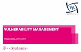 Vulnerability management - Security Forum 2018 · What is Vulnerability Management? ... Use vulnerability scanners to verify that systems are patched ... System hardening