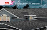 WeatherGuard HP Shingles - owenscorning.com€¦ · samples of colors available in your area. ... to hand seal will reduce wind warranty to 110 MPH for the Hip & Ridge shingle.