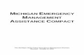 MICHIGAN EMERGENCY MANAGEMENT ASSISTANCE .MICHIGAN EMERGENCY MANAGEMENT ASSISTANCE COMPACT The Michigan