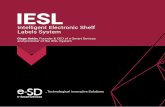 IESL - e-Smart Devices – Technological Innovative Solutionse-smartdevices.com/wp-content/uploads/2017/03/IESL_ENG.pdf · IESL Intelligent Electronic Shelf Labels System Diego Antón,