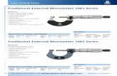 MICROMETERS - Bowers Group€¦ · Note: Always deduct the ball diameter from any reading. MICROMETER BALL ATTACHMENT Code No Description Diameter ... MICROMETERS External Micrometer