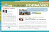 FOCUS FORWARD - Carolinas Healthcare System · FOCUS FORWARD 2012 VOLUME 2 • Do ... A Survivorship Publication of Levine Cancer Institute at Carolinas Medical Center. ... Blumenthal