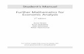 Student’s Manual Further Mathematics for Economic Analysis€¦ · This student’s solutions manual accompanies Further Mathematics for Economic Analysis ... a part of the problem
