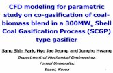 CFD modeling for parametric study on co-gasification of ...tu-freiberg.de/sites/default/files/media/professur-fuer-energiever... · Sang Shin Park, Hyo Jae Jeong, and Jungho Hwang