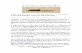 BULLET PENCIL KIT INSTRUCTIONS - Pen cartridge pencil kit inst.pdf · BULLET PENCIL KIT INSTRUCTIONS