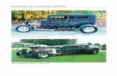 Examples of converted vehicles - Dazmac · 1932 Ford Coupe, refused 31 May 2010 3 . Examples of approved vehicles 1929 Ford Model A, approved 10 February 2010 1959 ...