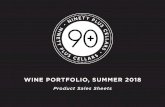 WINE PORTFOLIO, SUMMER 2018 - ninetypluscellars.com · “Our most popular wine, ... passion fruit and rose petals. ... Giennois have the perfect climate for growing Pinot Noir with
