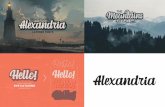 Alexandria - thehungryjpeg.com. The Complete Guide - The... · debut studio script font r 'shiny 'shadow 'rough top layer middle layer final result bottom layer
