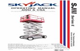 OPERATING MANUAL ANSI & CSA - Skyjack Inc Manual... · SJIII Series E - CONVENTIONALS April 2006 SKYJACK, Page 2 OPERATING MANUAL ANSI/CSA This manual MUST be kept and stored with