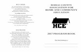 HCE CREED DODGE COUNTY ASSOCIATION FOR HOME … · and send a copy to the UW-Extension Office by December 1st: ... EXECUTIVE BOARD MEMBERS ... Make 19 DODGE COUNTY ASSOCIATION FOR