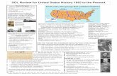 SOL Review for United States History 1865 to the Present Revi… · SOL Review for United States History 1865 to the Present ... What were the reasons for the Spanish American War?