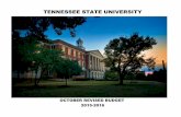 TENNESSEE STATE UNIVERSITY ANALYSIS... · tennessee state university ... curtis johnson tim warren* g. pamela burch-sims director director eeo/aa one stop center tiffany cox wilson