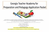 Georgia Professional Standards Commission Required … · West Georgia RESA GaTAPP/FY11 5 Georgia Professional Standards Commission (PSC) Required Fields For Teacher-Candidate Data
