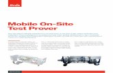 Mobile On-Site Test Prover - Itron, Inc.€¦ · Itron mobile on-site test prover covers from small portable test prover UT G65 ... The working principle of the test prover is by