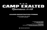 LATHAM SPRINGS - texasbaptists.s3.amazonaws.com Camp... · leader registration form july 6-july 10, 2018 ... (pda) with girlfriends or ... leader registration form leader application