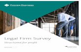 Legal Firm Survey - pitcher.com.au · • Size of firm, based on the number of equity partners, ... but most law firms are still without one • New developments ... of partners (including