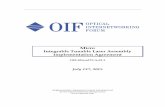 Micro Integrable Tunable Laser Assembly Implementation ... · 20.09.2011 · Micro Integrable Tunable Laser Assembly Implementation Agreement OIF-MicroITLA-01.1 July 13th, 2015 Implementation