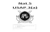 Nat 5 USAP 3(a) - eduBuzz.org · Nat 5 USAP 3(a) This booklet ... REL 2.1 Recognise and determine the equations of quadratics from their ... 133 136 138 140 141 143 145 (h) ...