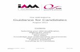 The IAM Diploma Guidance for Candidates - TRANSCO · The IAM Diploma Guidance for Candidates ... decision-making is made and ... of the organisation’s business for the short, medium