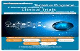 th Clinical Trials - d2cax41o7ahm5l.cloudfront.net · • Globalization of Clinical Trials ... • CRO/Sponsorship Clinical Trials • Clinical Trial Site Management and Business