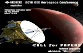 2016 IEEE Aerospace Conference - Amazon Web Services 2016 Final_web.pdf · Call for Papers | 2016 Aerospace Conference | 1 2016 IEEE Aerospace Conference Technical Cosponsors Yellowstone