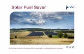 Solar Fuel Saver - Solarwirtschaft .Solar Fuel Saver 1. Juwi at a Glance 2. Motivation to implement