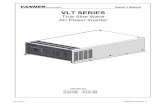 VANNER Owner’s Manual VLT SERIES · VANNER Incorporated Owner’s Manual VLT Series ...