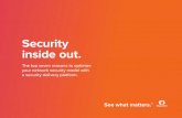 Security inside out. - Gigamon€¦ · e BOOK ˜ SECURITY INSIDE OUT ˜ OPTIMIZ OU ECURIT OSTUR IT ECURIT ELIVER LATFORM 3 A new vision of network security. Gain visibility into every