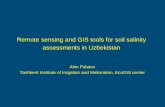 Remote sensing and GIS tools for soil salinity assessments ...lcluc.umd.edu/sites/default/files/lcluc_documents/alimpulatov... · Remote sensing and GIS tools for soil salinity assessments