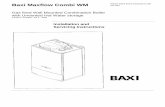 Baxi Maxflow Combi WM - A.C.Wilgaracwilgar.co.uk/Boiler-Manual-PDF/Baxi/BAXI MAXFLOW COMBI WM G… · 2 Page 2 Baxi Maxflow Combi WM G.C. N o 47 075 03 Baxi Limited is one of the