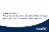 Supplier Guide- All you need to know about bidding through · All you need to know about bidding through ... you can change these ... Event Overview and Timing Rules 3. 3.