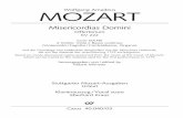 Misericordias Domini - carusmedia.com · Klavierauszug/Vocal score Eberhard Kraus C. ... In a letter dated September 4, 1776, Mozart informed Padre Giambattista Martini in Bologna