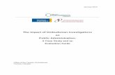 The Impact of Ombudsman Investigations on Public ... · TORONTO The Impact of Ombudsman Investigations on Public Administration: A Case Study and an Evaluation Guide Office of the