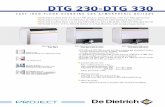 Feuillet technique DTG 230-DTG 330 - De Dietrich CAST IRON FLOOR-STANDING GAS ATMOSPHERIC BOILERS DTG