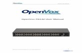 OpenVox FD142 User Manual - VoIPon Solutions · OpenVox FD142 User Manual. ... Once Asterisk is down or system power is cut off, ... The device driver of FD142 has been integrated