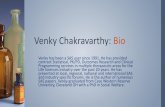 Venky Chakravarthy: Bio - misug.org · SAS papers. Venky graduated from Case Western Reserve University, ... ›Study plan: Protocol –Overall objectives of the study, what needs