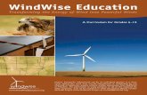 WindWise Education - NYSERDA · WindWise Education was developed with . ... on the board. Next, ask students ... The Extension Activities in Lesson 1 and Lesson 2 explore these ideas