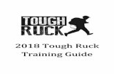 2018 Tough Ruck Training Guide · 5 Breaking in new boots Issued Sneaker Hiker (1) Get the boots wet enough so that water is entering the boot through the leather.** (2) Wear them