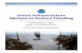 NOAA: Green Infrastructure Options To Reduce Flooding · Green Infrastructure Options to Reduce Flooding ... weave green infrastructure into comprehensive planning or zoning ... Green