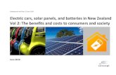 Electric cars, solar panels, and batteries in New Zealand ... · Electric cars, solar panels, and batteries in New Zealand ... we build on the consumer-level analysis, ... converting